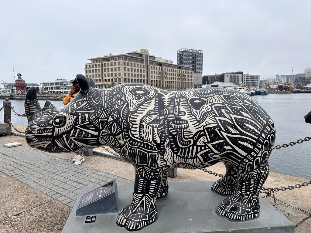 Pomnik nosorożca w RPA